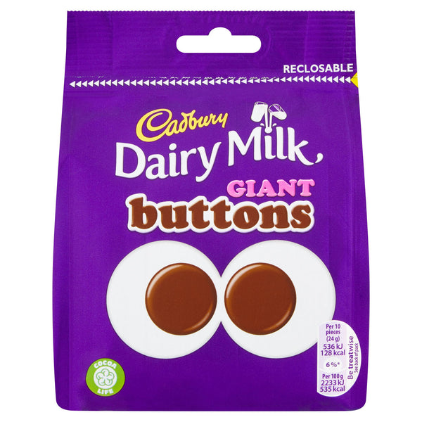Cadbury H Dairy Milk Buttons 95G