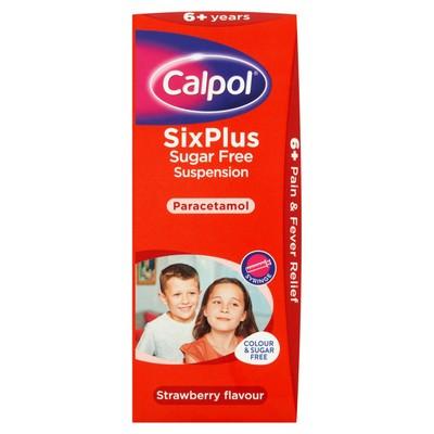Calpol Sixplus Strawberry Flavour 80Ml