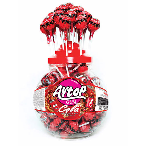 Classic Aytop Cola Lollipop - 10 Pcs