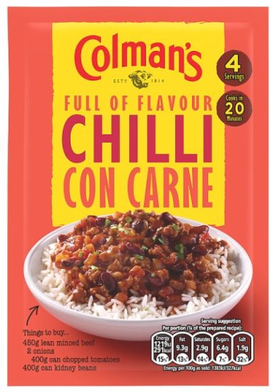 Colmans Chilli Con Carne 50G