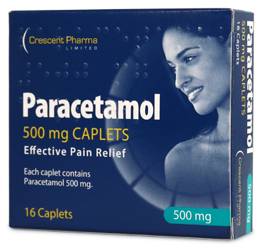 Creacent Pharma Paracetamol 16 Caplets 500Mg