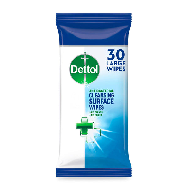 Dettol Cleansing Surface Wipes Antibacterial 30 Wipes