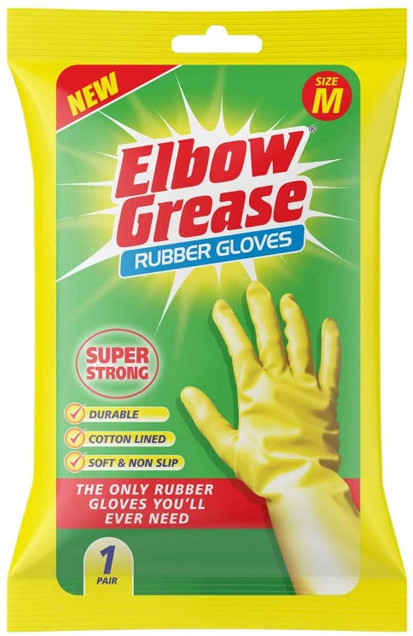 Elbow Grease Rubber Gloves 1 Pair