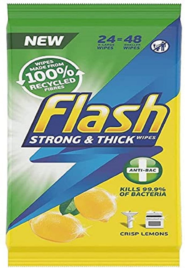 Flash Strong & Thick All Purpose Wipes 24s