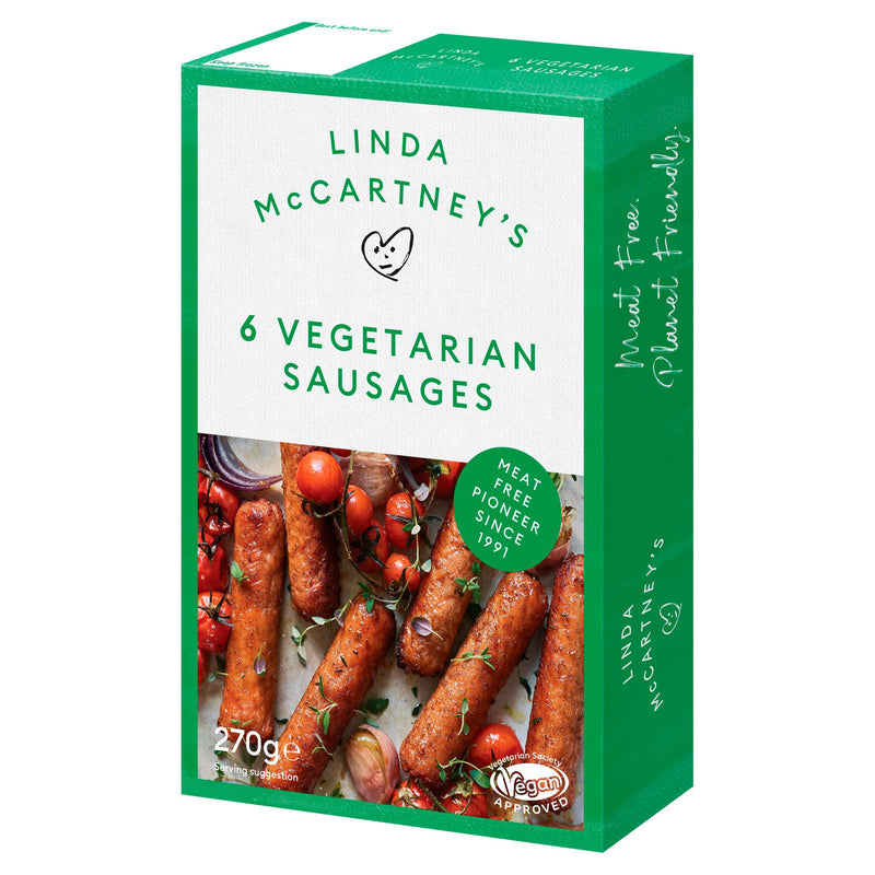 Linda Mccartneys  6 Vegetarian Sausages 270G