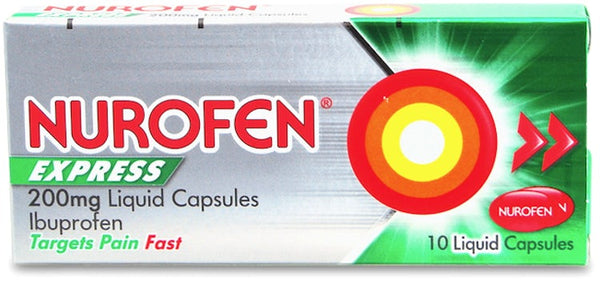 Nurofen 10 Liquid Capsules 200Mg