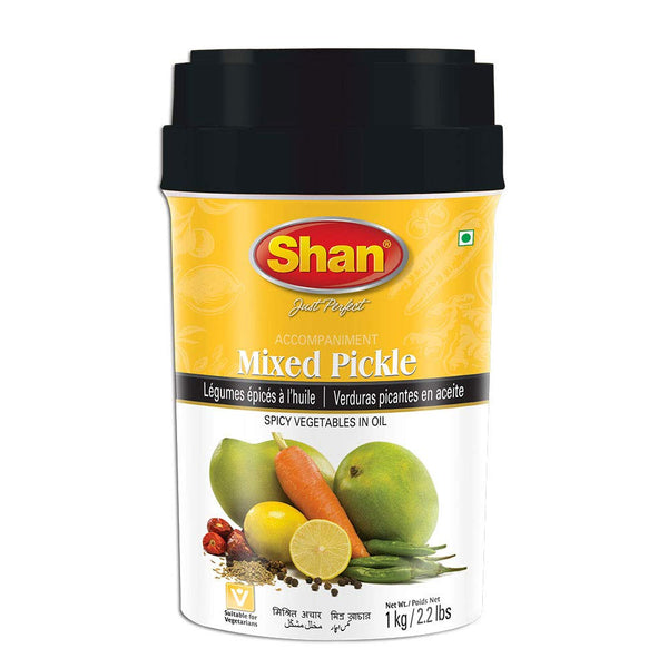 Shan  Mixed Pickle - Spicy Vegetables In Oil  1Kg