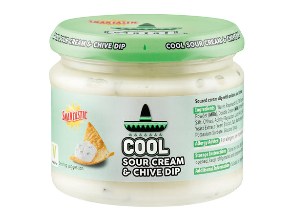 Snaktastic Cool Sour Cream And Chive Dip 300G
