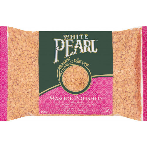 White Pearl  Masoor Polished  500G